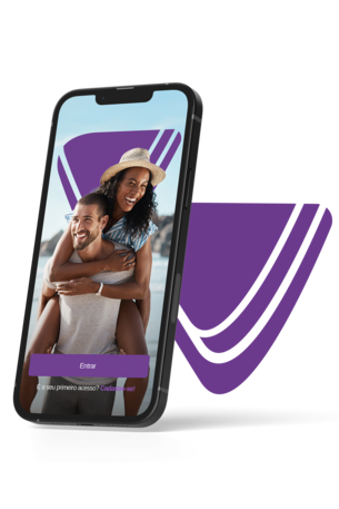 celular com aplicativo da vertemed